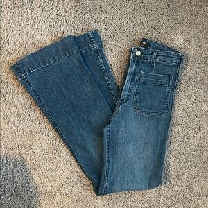 H&M Blue Flare & Wide Leg Jeans